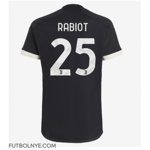 Camiseta Juventus Adrien Rabiot #25 Tercera Equipación 2023-24 manga corta